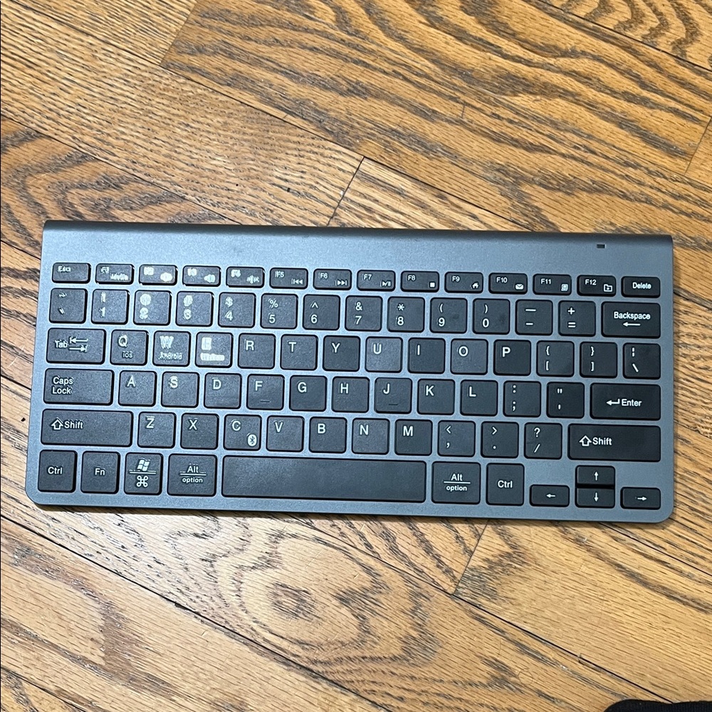 Compact Black Wireless Keyboard